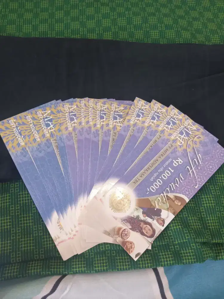 Voucher Vocer MAP pecahan 100rb | 100.000