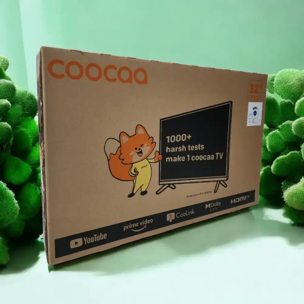 TV Smart Coocaa 32 inci terbaru - masih BARU segel hanyar