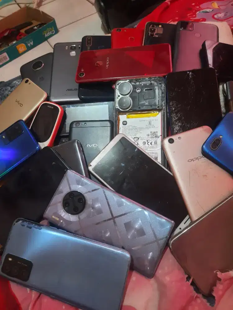 dibeli Hp rusak,mati total atau hancur semua kondisi.
