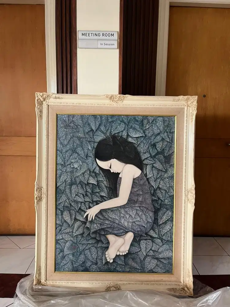 Lukisan Sleeping Beauty by Adhy T.