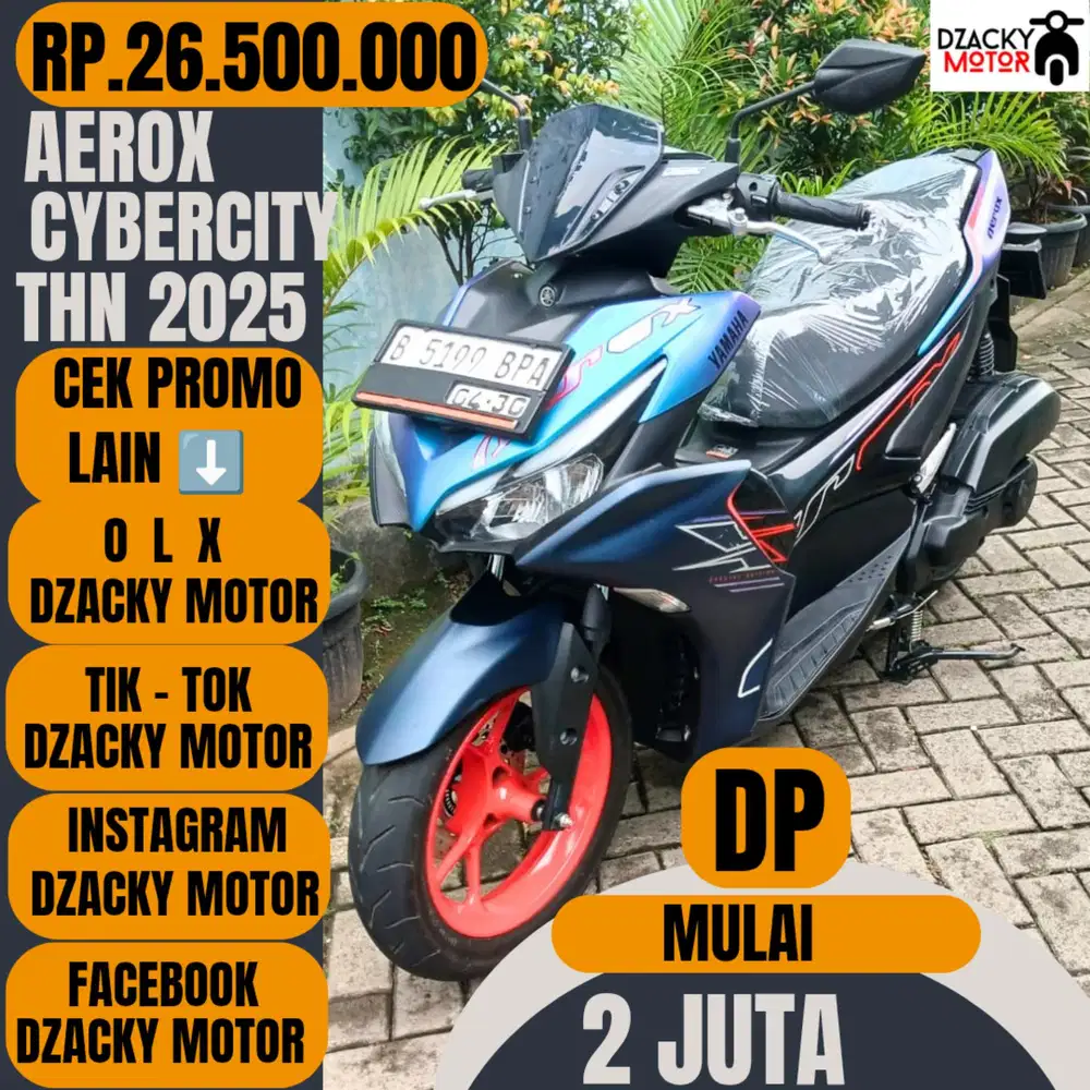 AEROX CYBERCITY 2025 SECOND LIKE NEW