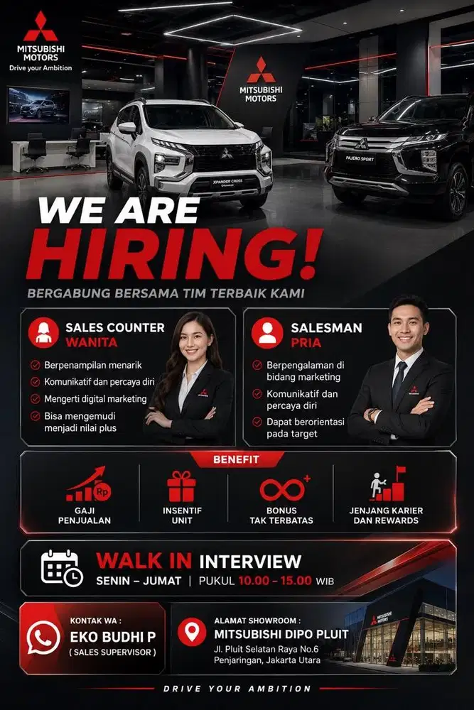 Sales counter mitsubishi