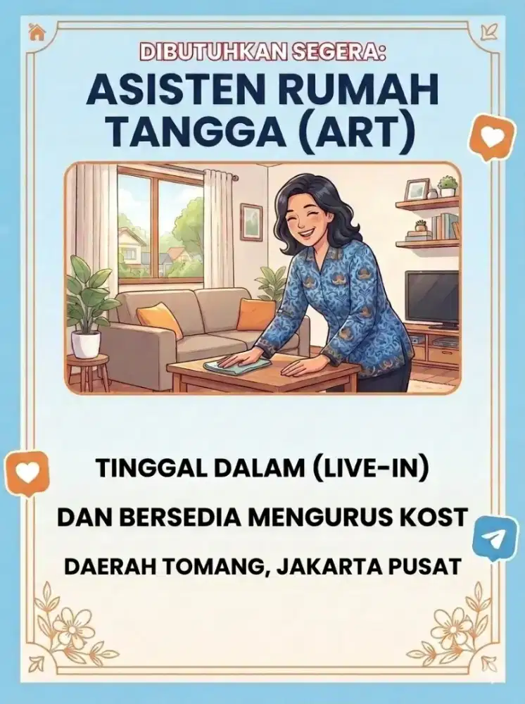 Butuh Segera ART
