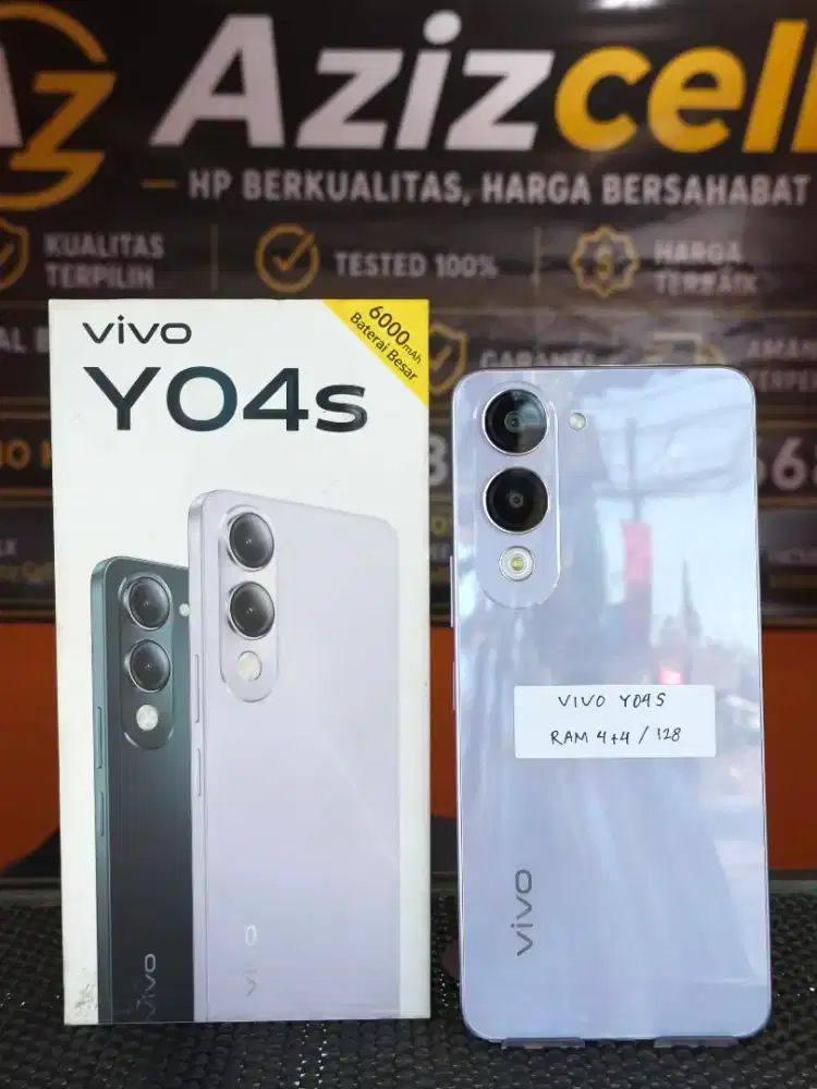 VIVO Y04s RAM 4+4/128