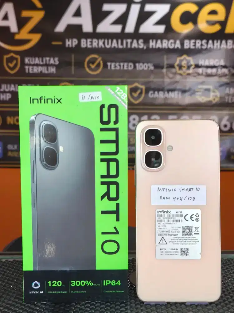 INFINIX SMART 10 RAM 4+4/128