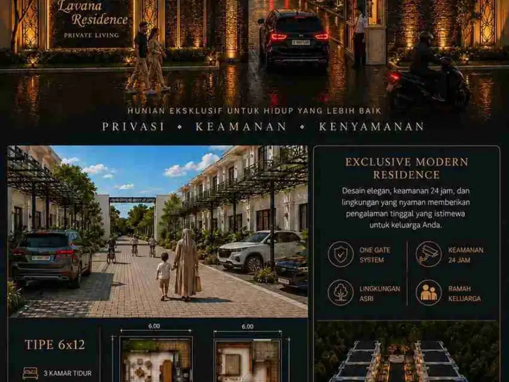 JUAL RUMAH BARU DALAM KOMPLEK