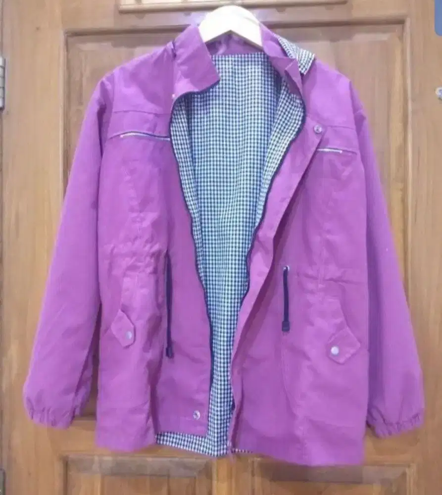 Sale jaket cewek tebal cakep furing tebal bagus size L murah aja new