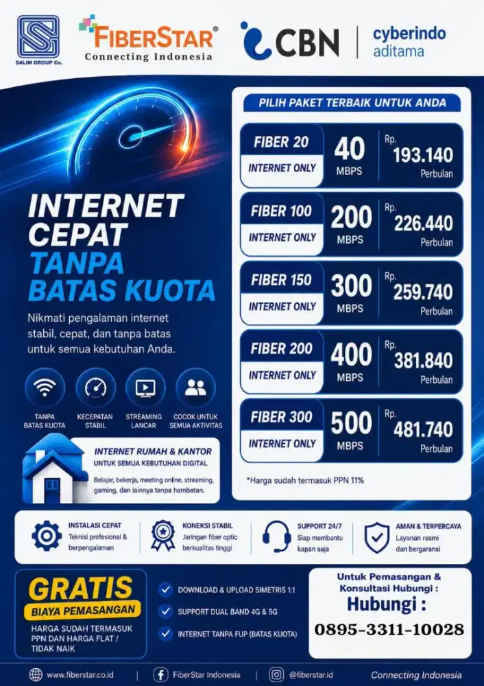 PASANG WIFI MURAH BANTEN