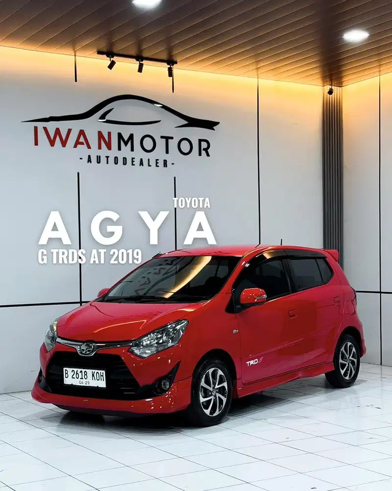 Pajak Baru! Toyota Agya 1.2 TRDS AT Tahun 2019