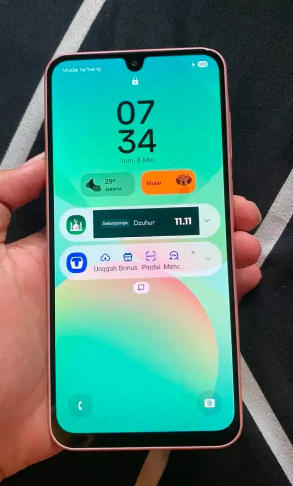 Samsung A26 5g 8/256gb warna Peach Pink