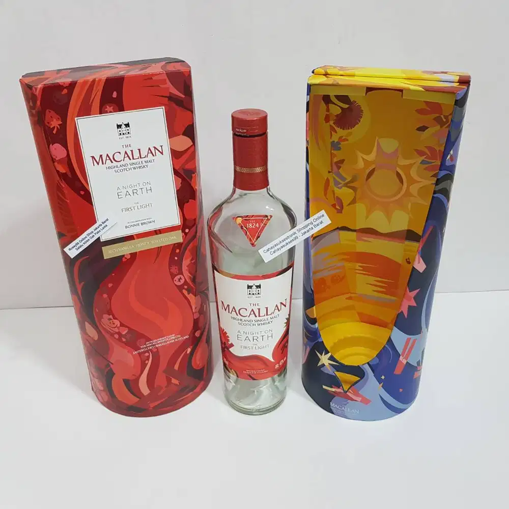 Botol Kosong Makalan Night 700ml Koleksi Hiasan Kamar Lengkap Box