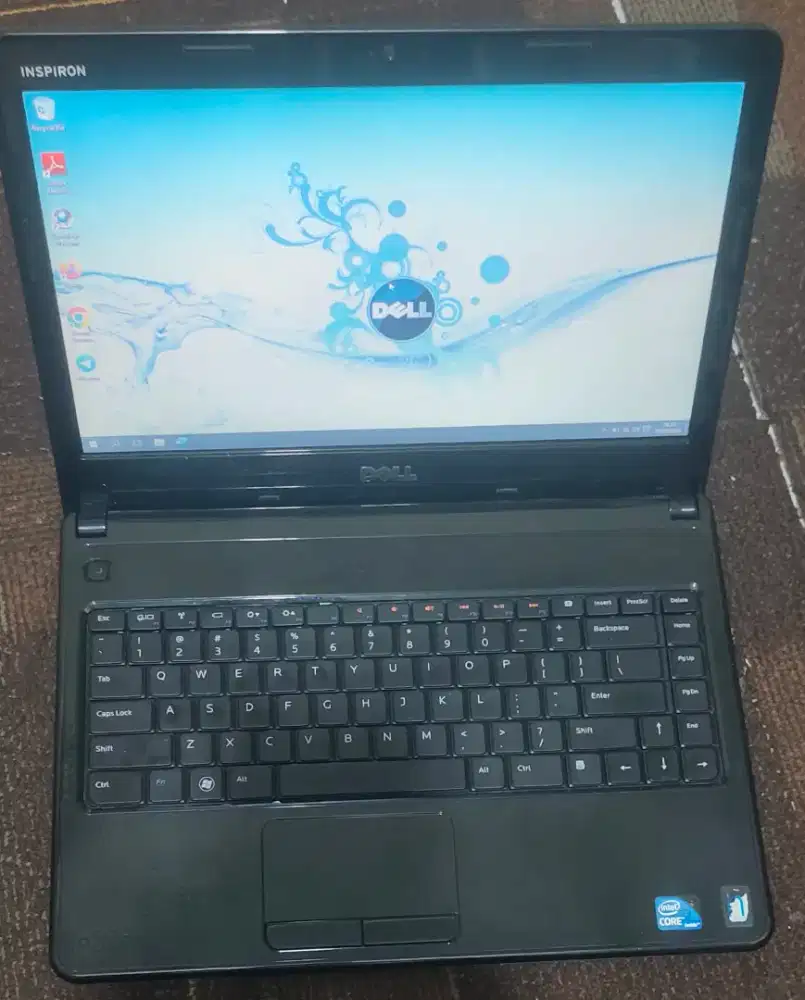 Laptop Dell Inspiron Intel core i3 ram 4gg Hdd 500GB layar 14in 1.3jt