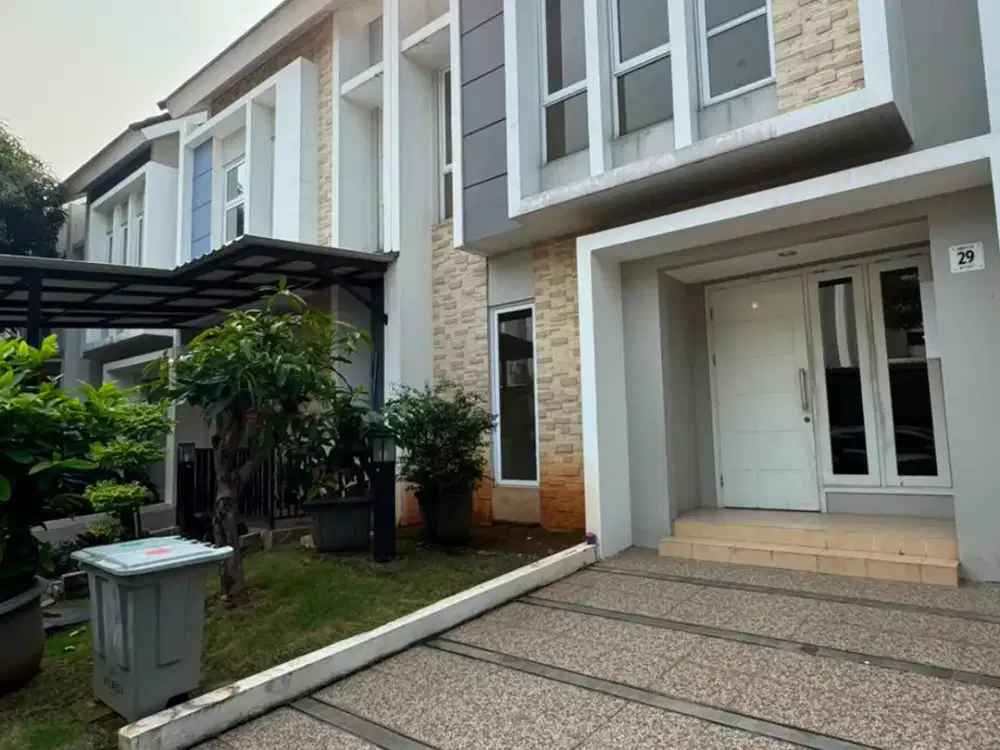 Disewakan Rumah Siap Huni 2 Lantai Cluster Verdi
