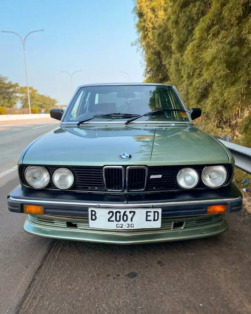 BMW 520i E28 1986 Jual Bu Green Hijau 1985 E-28 1987 Green On Brown