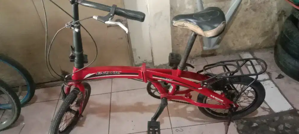 Sepeda anak uk 16 inc siap pakai.