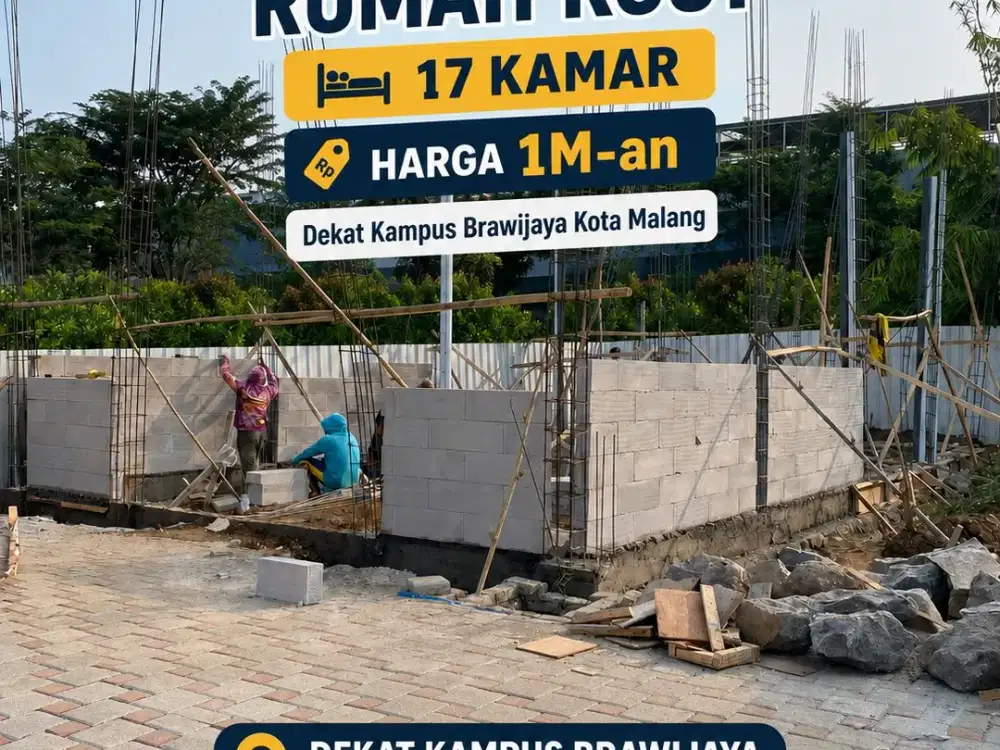 Promo cluster Rumah kost 5 menit kampus itn sigura gura kota malang