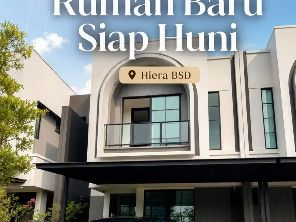 Disewakan Rumah Siap Huni di Hiera BSD City