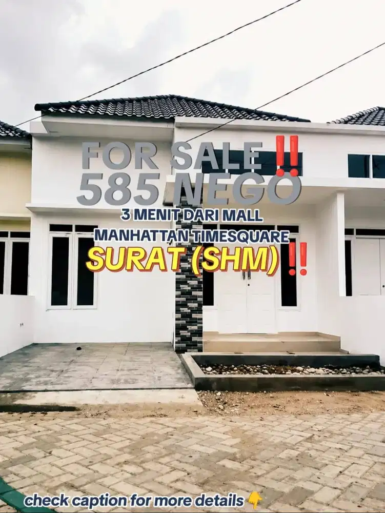 Dijual Cepat Rumah Minimalis Strategis di Budiluhur Cluster