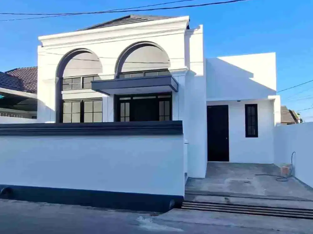 rumah baru model santorini komplek cisaranten Arcamanik