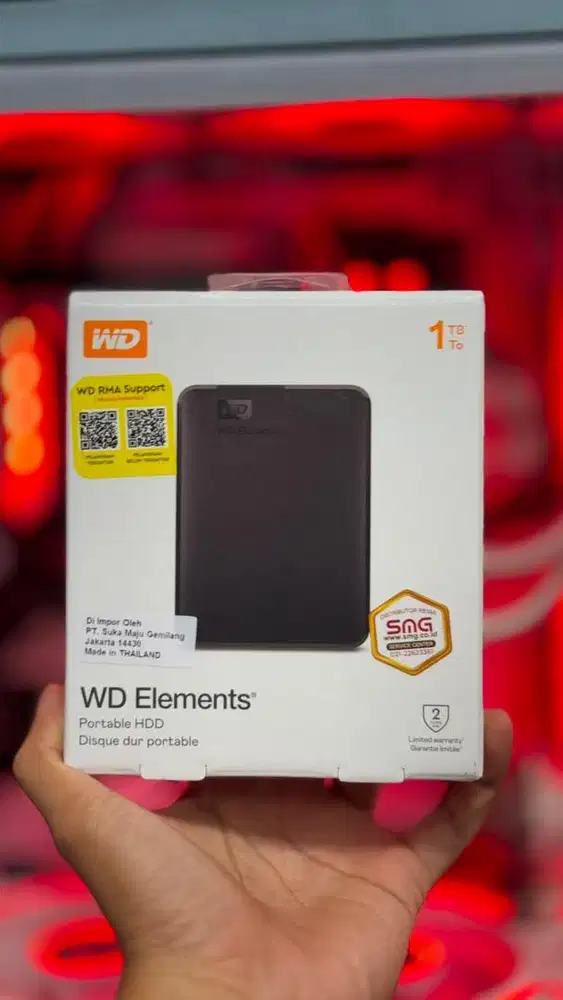 Ready Banyak HDD EXTernal 1TB USB3 WDC Elements 2,5 harga 1,480 jt