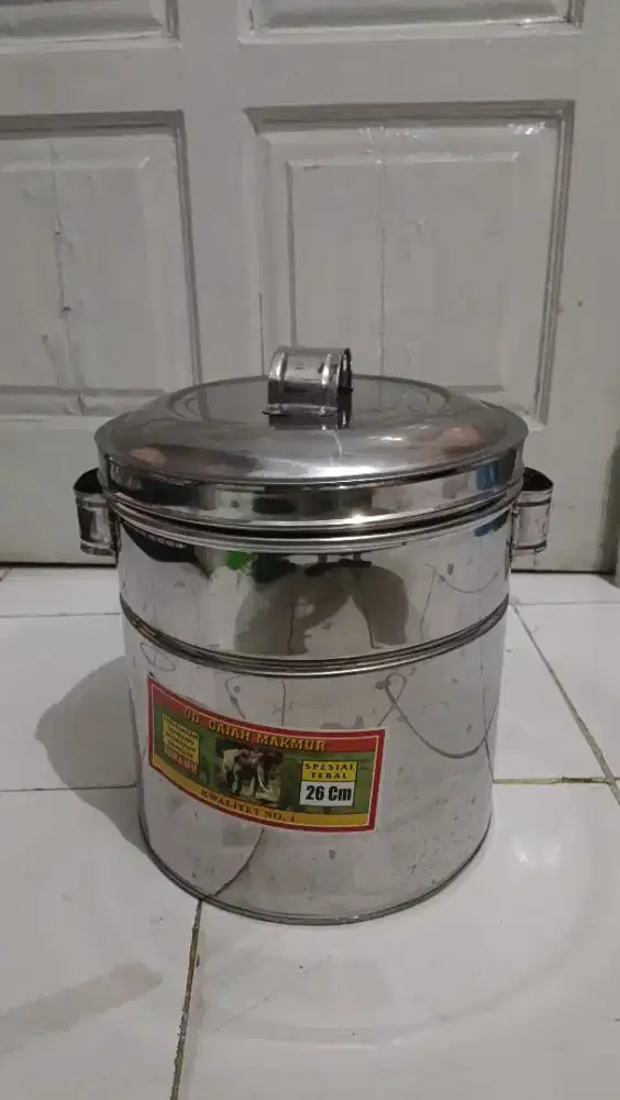 Dandang bakso ukuran 26 cm stainless steel
