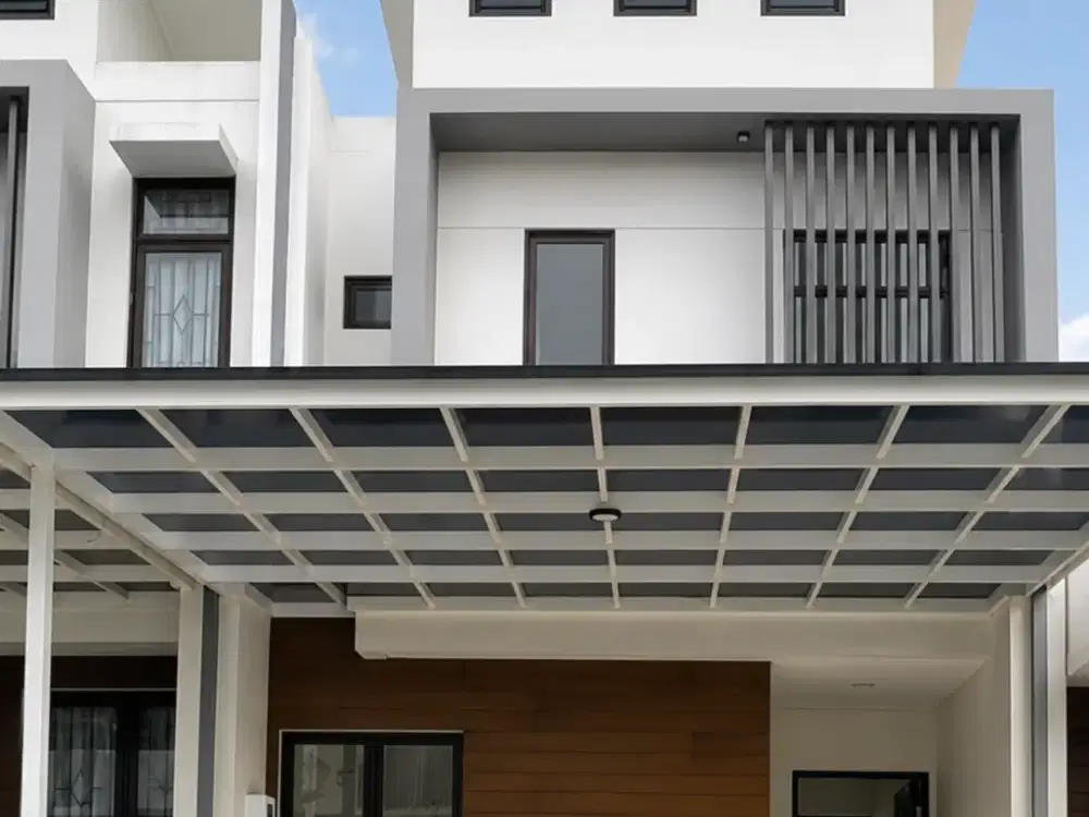 Rumah 2lt luas 5x15 75meter 2KT Cluster Shinano JGC Jakarta Garden City