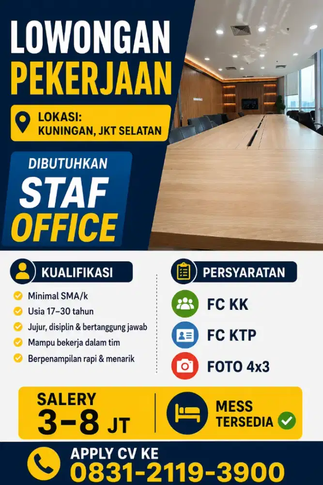 Loker terbaru di jaksel