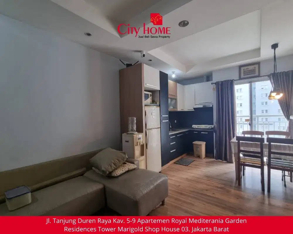 Dijual Apartemen 3 BR Furnished Mediterania Garden Residence 2