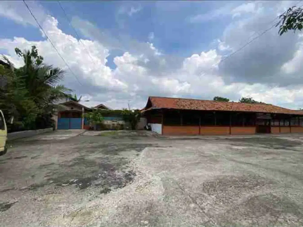 jual rumah & tanah pinggir jalan bandara Soekarno