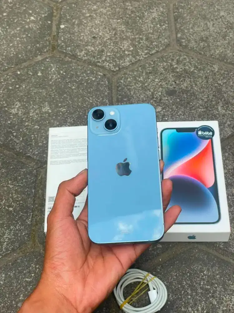 Iphone 14 128gb ibox garansi on like new