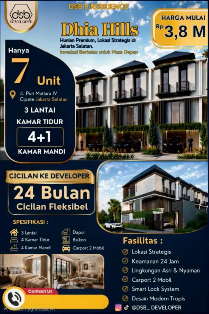 DI Jual rumah mewah kawasan Kemang Jakarta Selatan