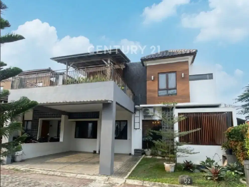 Rumah 2 Kavling Jadi 1, Strategis Kawasan Berkembang Bintaro Jaya