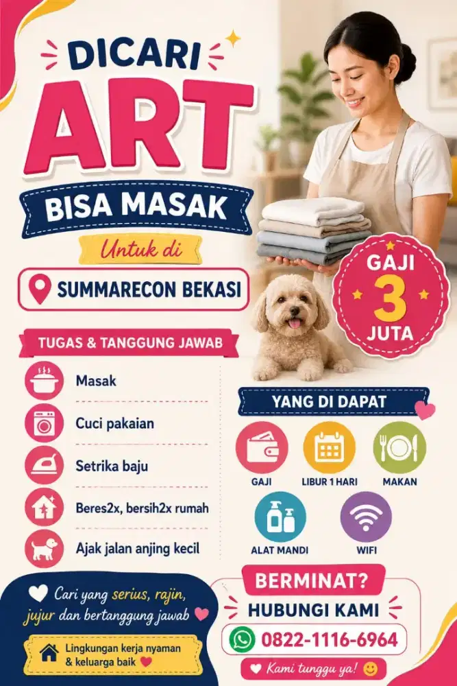 DICARI ART BISA MASAK