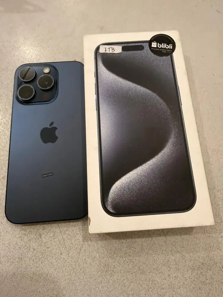 Iphone 15 pro 1tb ex ibox muluss normal fullset