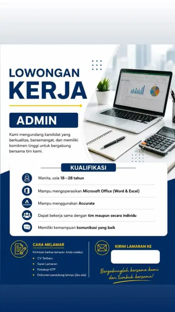 LOWONGAN KERJA ADMIN