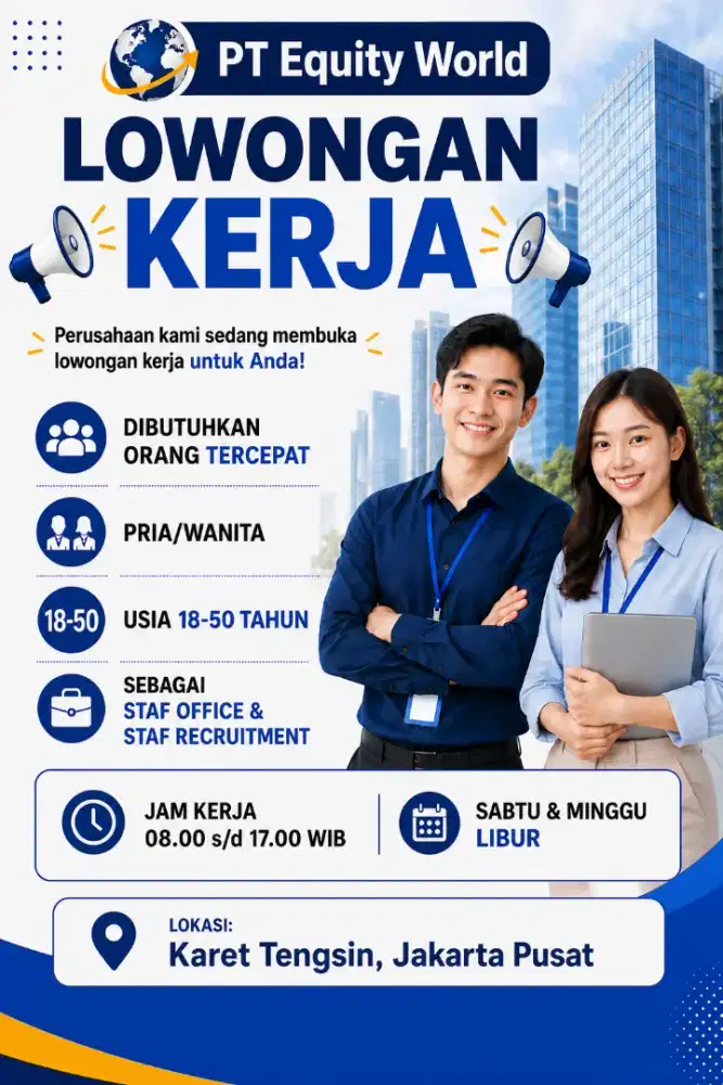 Dibutuhkan segeral pegawai