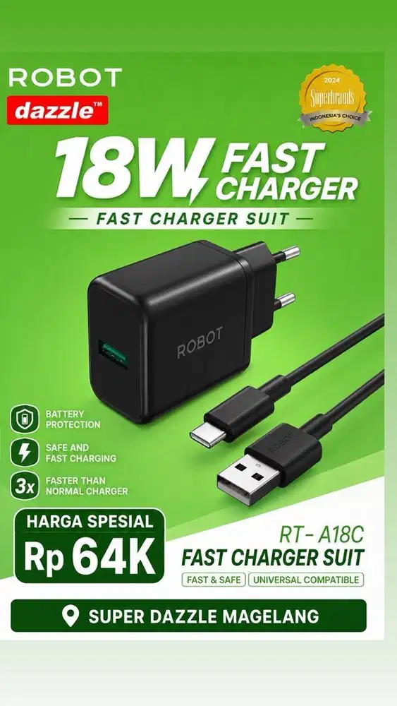 Tc robot rt a18c 18 watt black