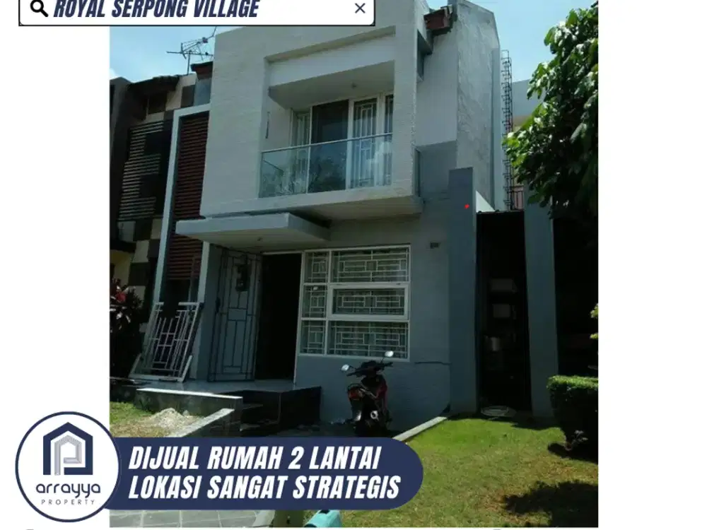 DIJUAL RUMAH 2 LANTAI ROYAL SERPONG VILLAGE (MRB37)