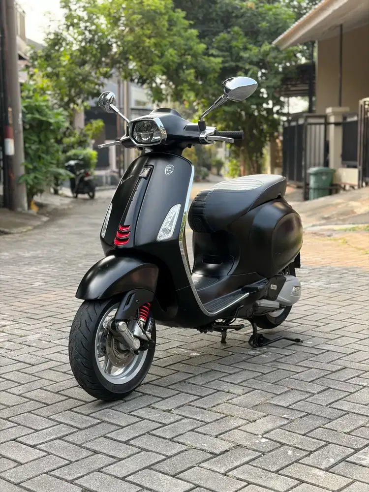 Vespa Sprint S iGet ABS 2020 Facelift Black Opaco Mulus Terawat