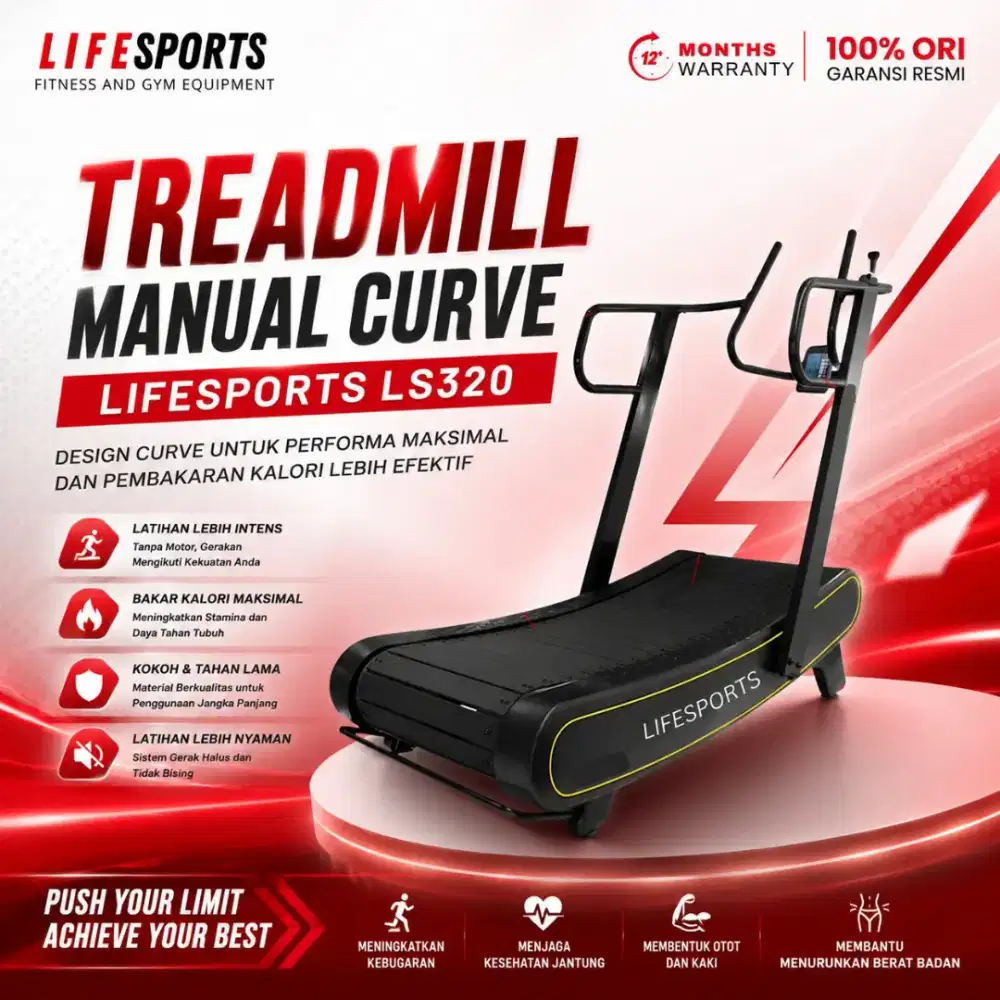 Treadmill Curve Life Sports LS-321