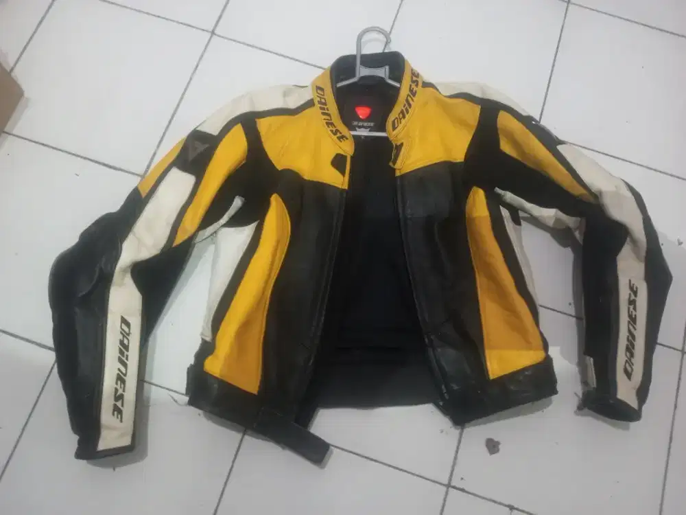 Jaket kulit racing 2nd