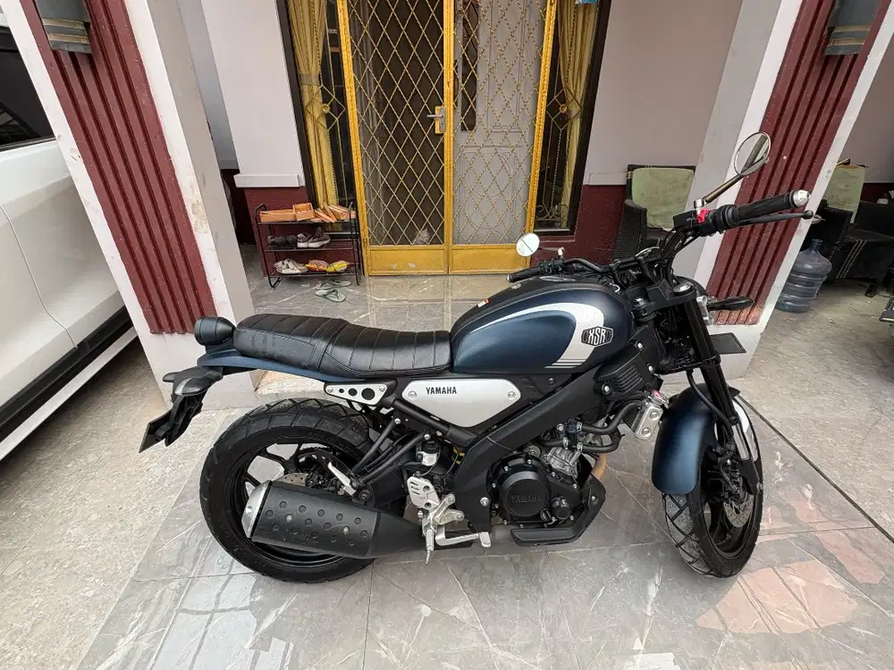 Yamaha XSR155 2022 Biru Doff LOW KM Pemakaian PRIBADI