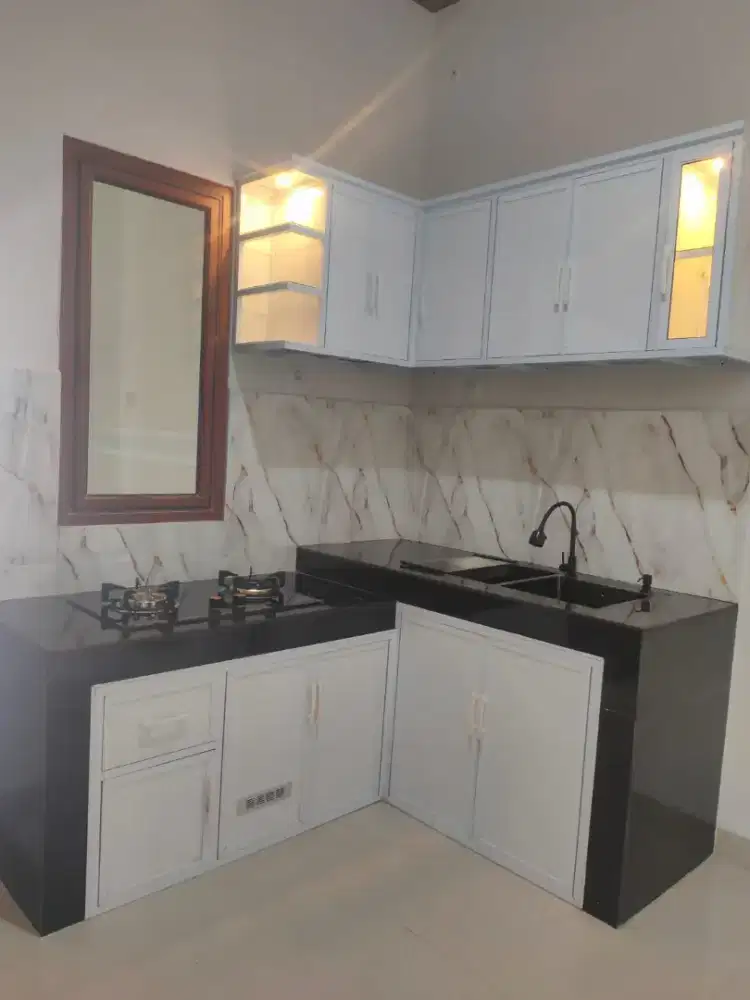 Kitchenset almunium acp,anti rayap tahan air/ bdl