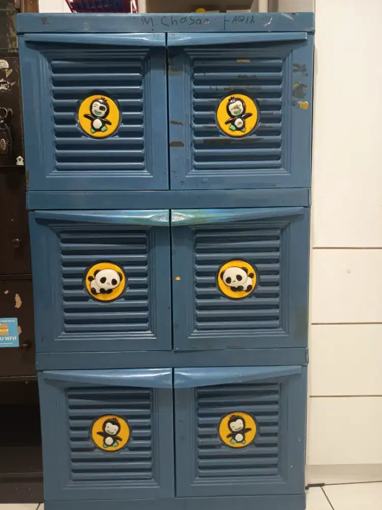 Lemari plastik 3 susun