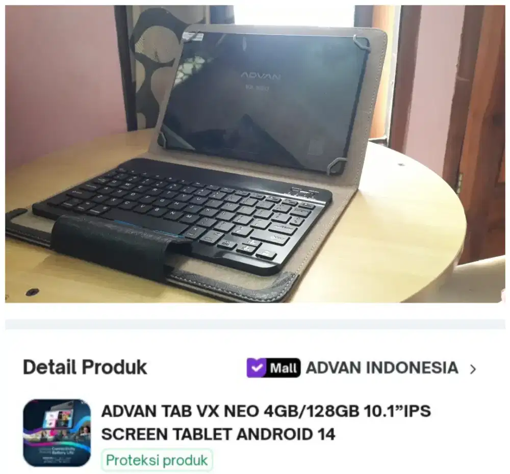 Advan Tablet VX Neo 4/128 mulus murah