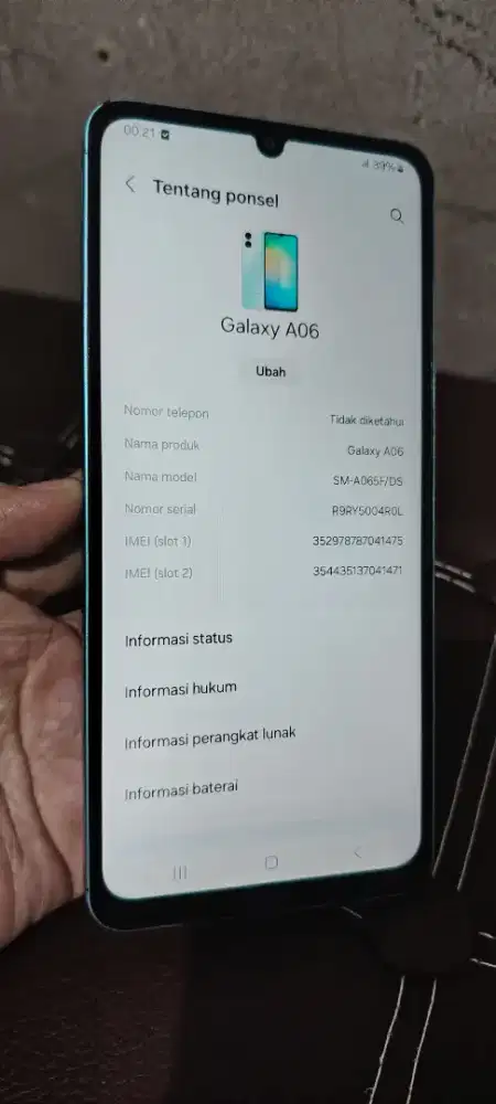 samsung a06 ram 4/64gb
