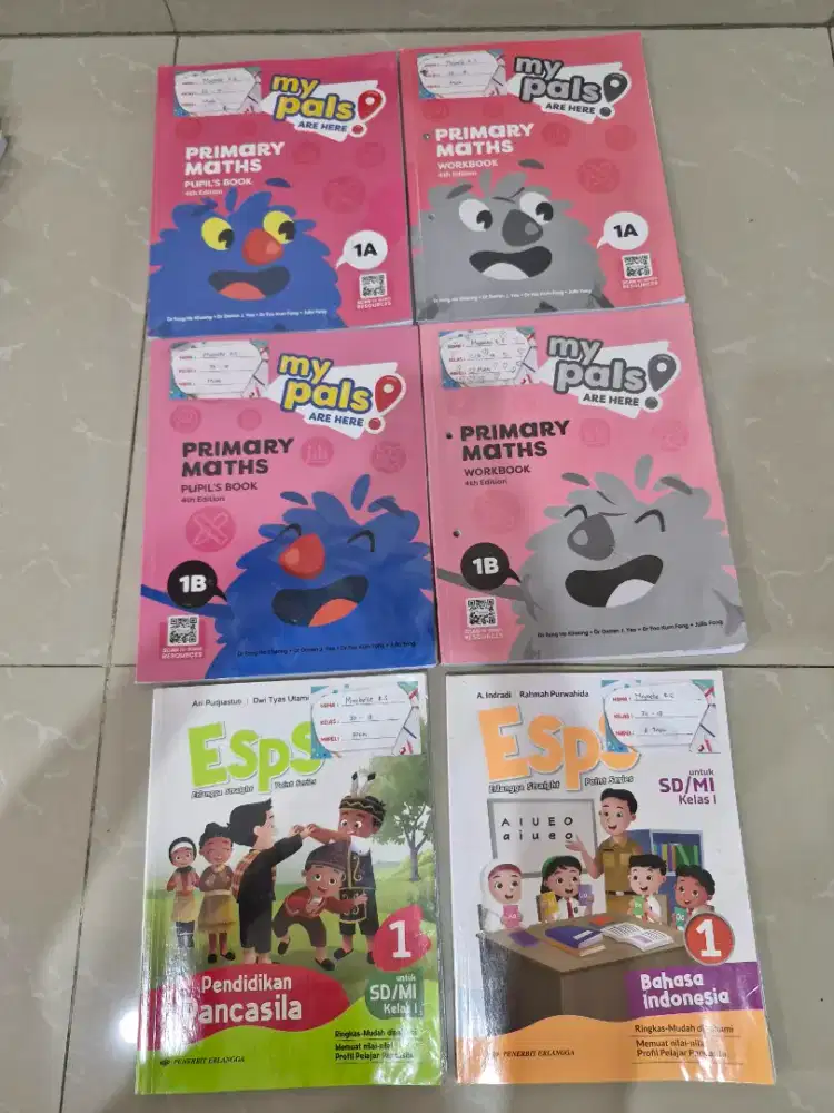 Buku Sekolah 1 SD Second Internasional Book dan ESPS termurah