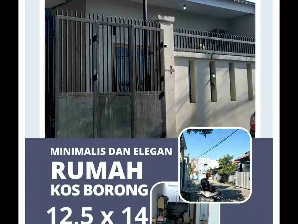 Turun Harga Rumah Kos Borong Lorong1,5 Lantai Konstruksi untuk 3 Lantai, Konstruksi Kokoh Kamar Kos 5 Kamar Mandi Dalam 51 Dapur Listrik
