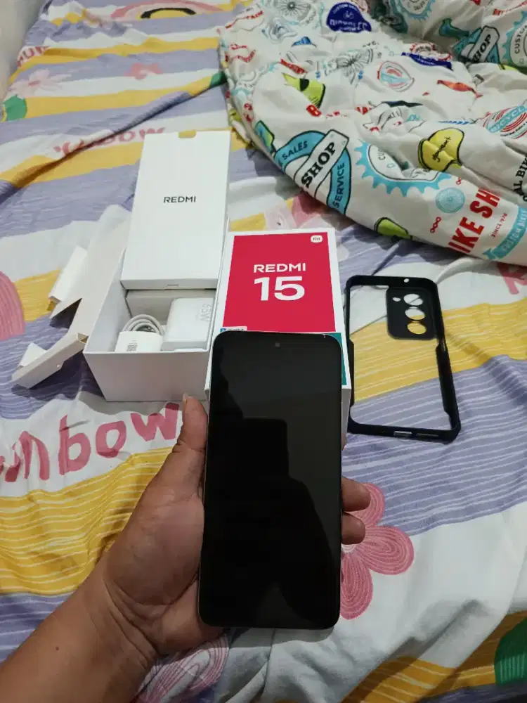 Jual Redmi 15 Titan Gray 8/256 Like New