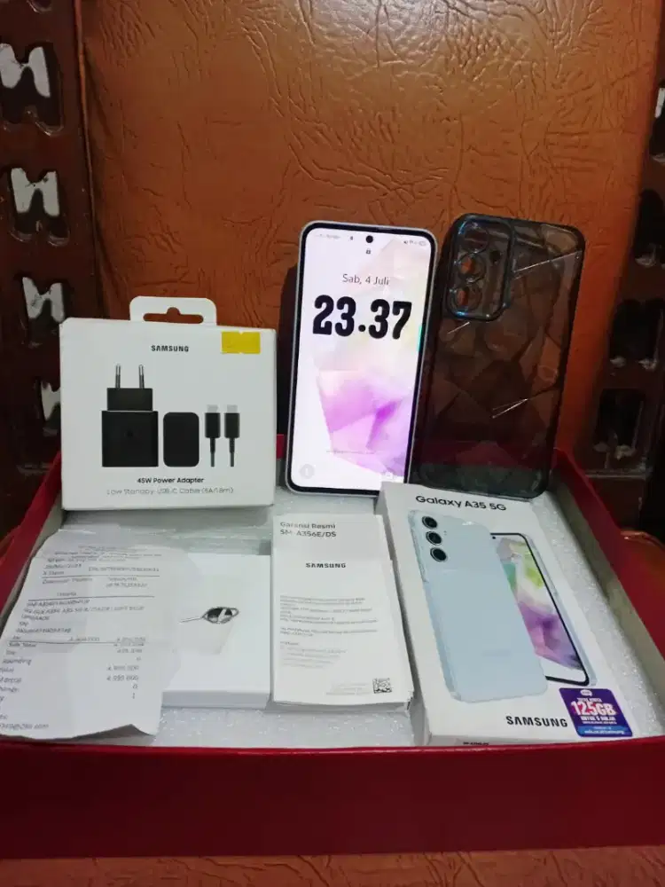 Samsung A35 5G Ram 8 256 Lengkap Mulus Like New